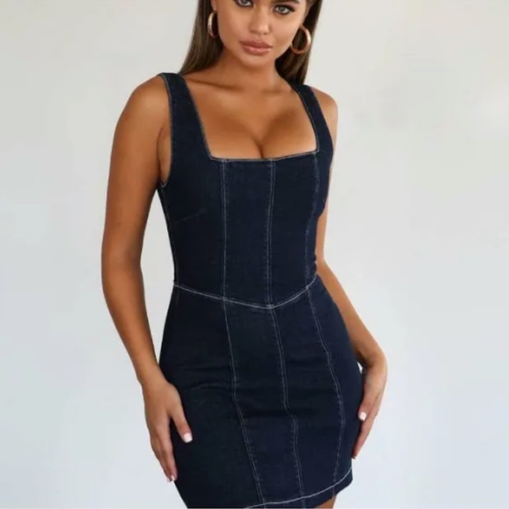 Tiger Mist Denim Dress Xs